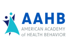 Logo and words "AAHB: American Academy of Health Behavior